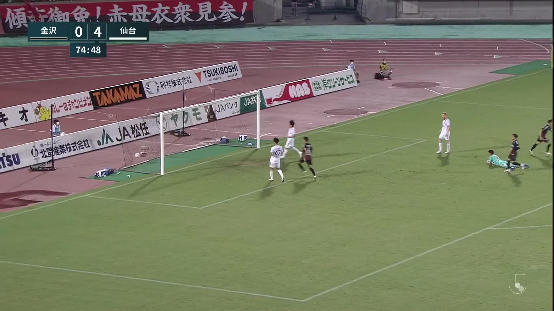 1 - 4 Goal by Masamichi HAYASHI | Zweigen Kanazawa VS Vegalta Sendai | 2022 MEIJI YASUDA J2 LEAGUE Matchweek 30