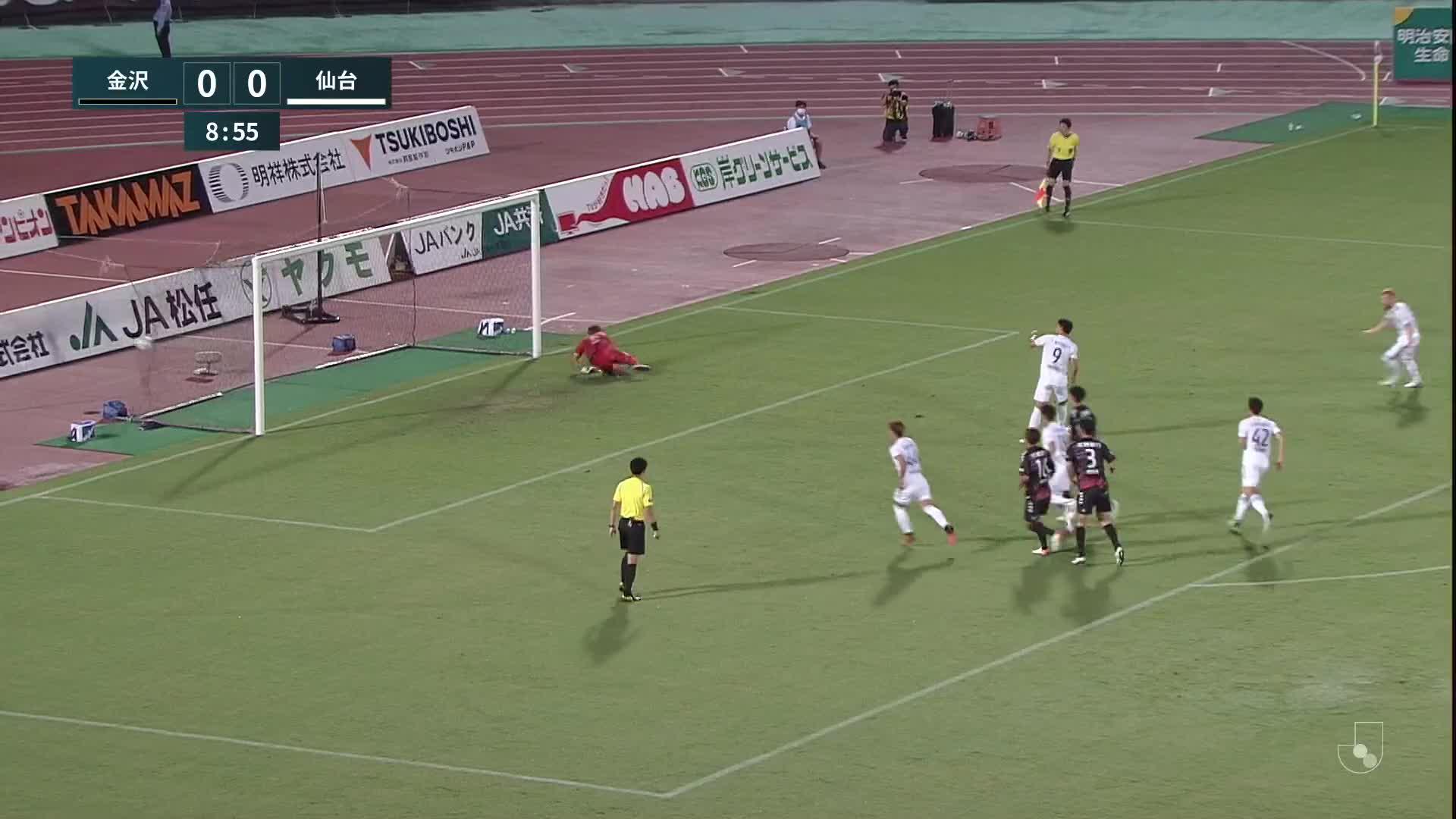 0 - 1 Goal by Masato NAKAYAMA | Zweigen Kanazawa VS Vegalta Sendai | 2022 MEIJI YASUDA J2 LEAGUE Matchweek 30
