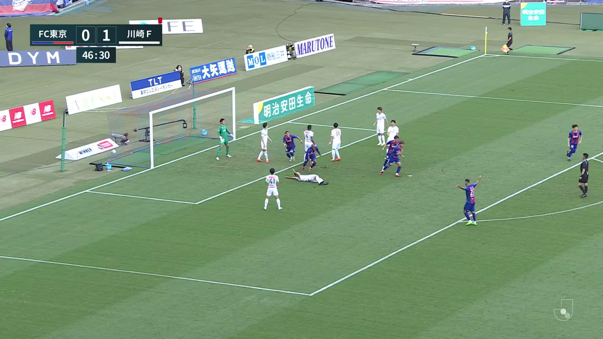 1 - 1 Goal by ADAILTON | F.C.Tokyo VS Kawasaki Frontale | 2022 MEIJI YASUDA J1 LEAGUE Matchweek 34