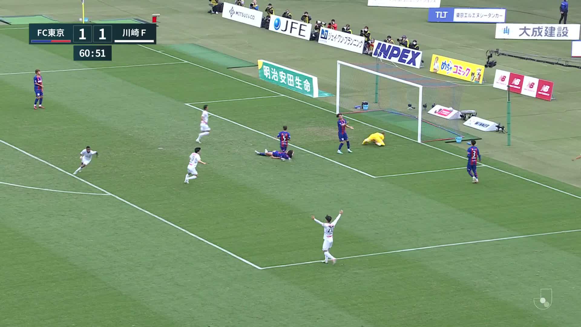 1 - 2 Goal by MARCINHO | F.C.Tokyo VS Kawasaki Frontale | 2022 MEIJI YASUDA J1 LEAGUE Matchweek 34