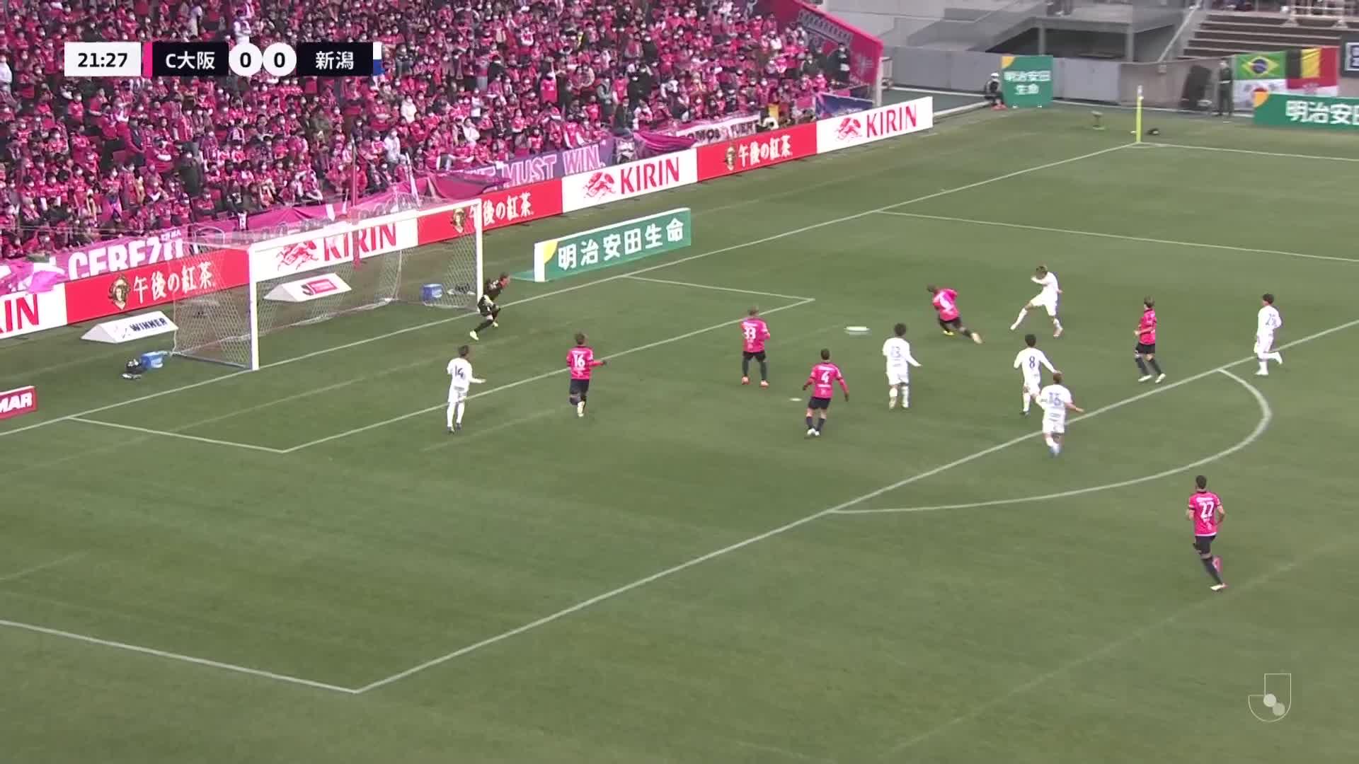 0 - 1 Goal by Kaito TANIGUCHI | Cerezo Osaka VS Albirex Niigata | 2023 MEIJI YASUDA J1 LEAGUE Matchweek 1