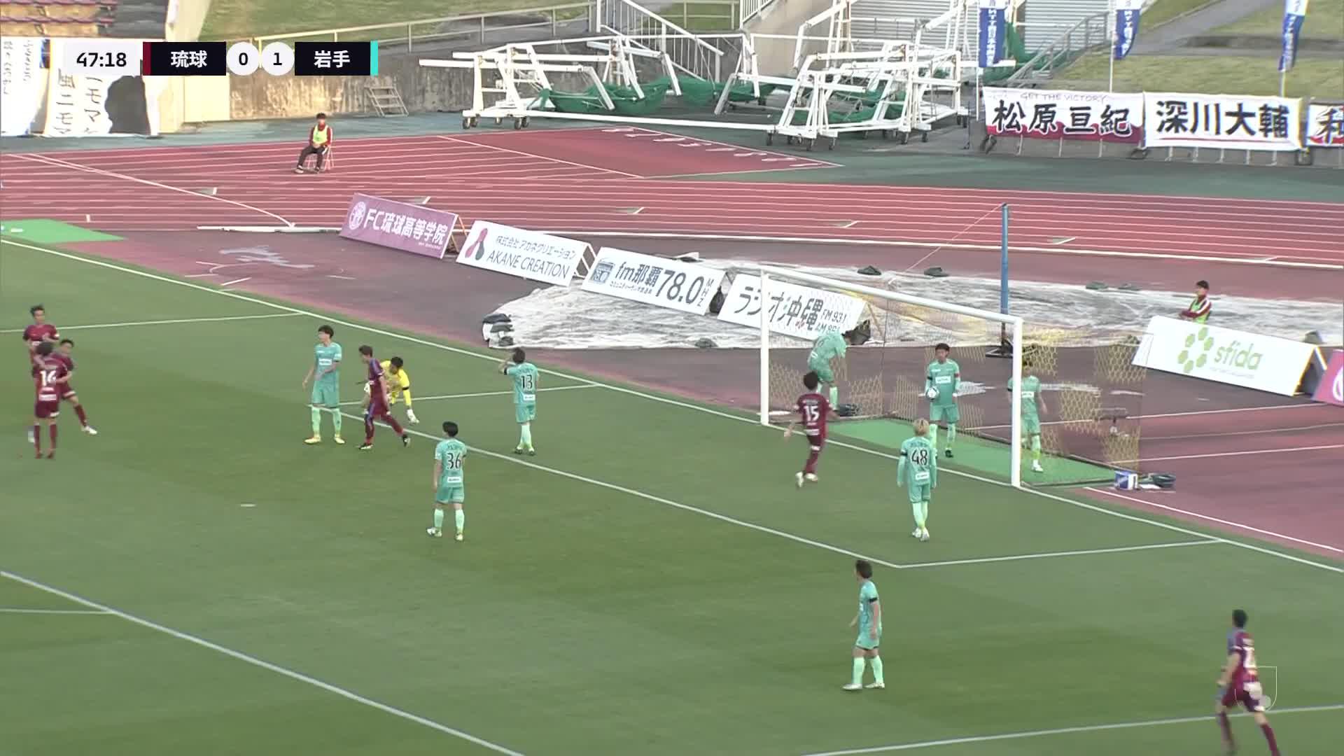1 - 1 Goal by Kazuto TAKEZAWA | FC Ryukyu VS Iwate Grulla Morioka | 2023 MEIJI YASUDA J3 LEAGUE Matchweek 2
