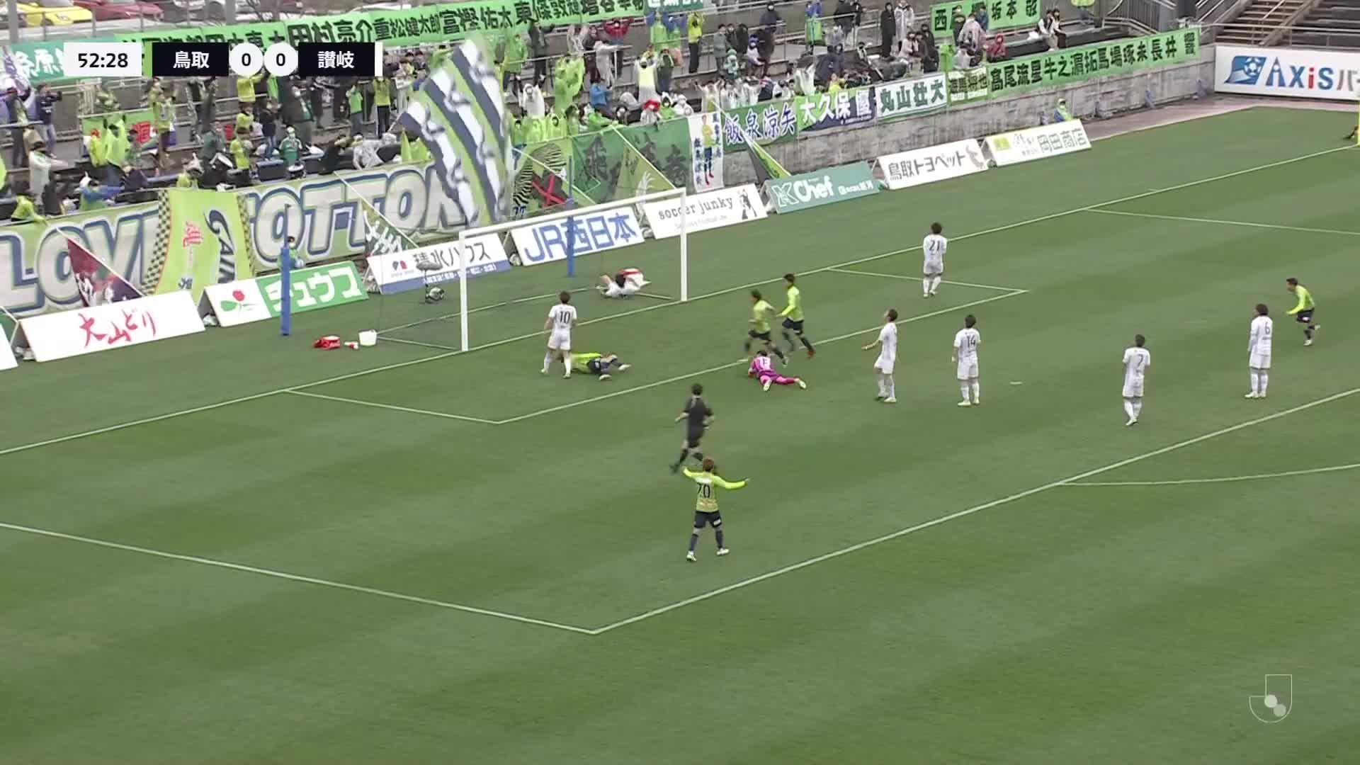 1 - 0 Goal by Kentaro SHIGEMATSU | Gainare Tottori VS Kamatamare Sanuki | 2023 MEIJI YASUDA J3 LEAGUE Matchweek 4