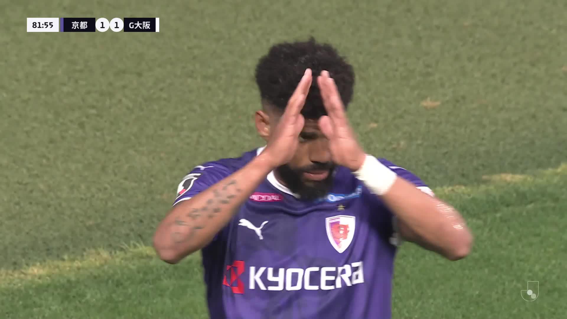 2 - 1 Goal by PATRIC | Kyoto Sanga F.C. VS Gamba Osaka | 2023 MEIJI YASUDA J1 LEAGUE Matchweek 8