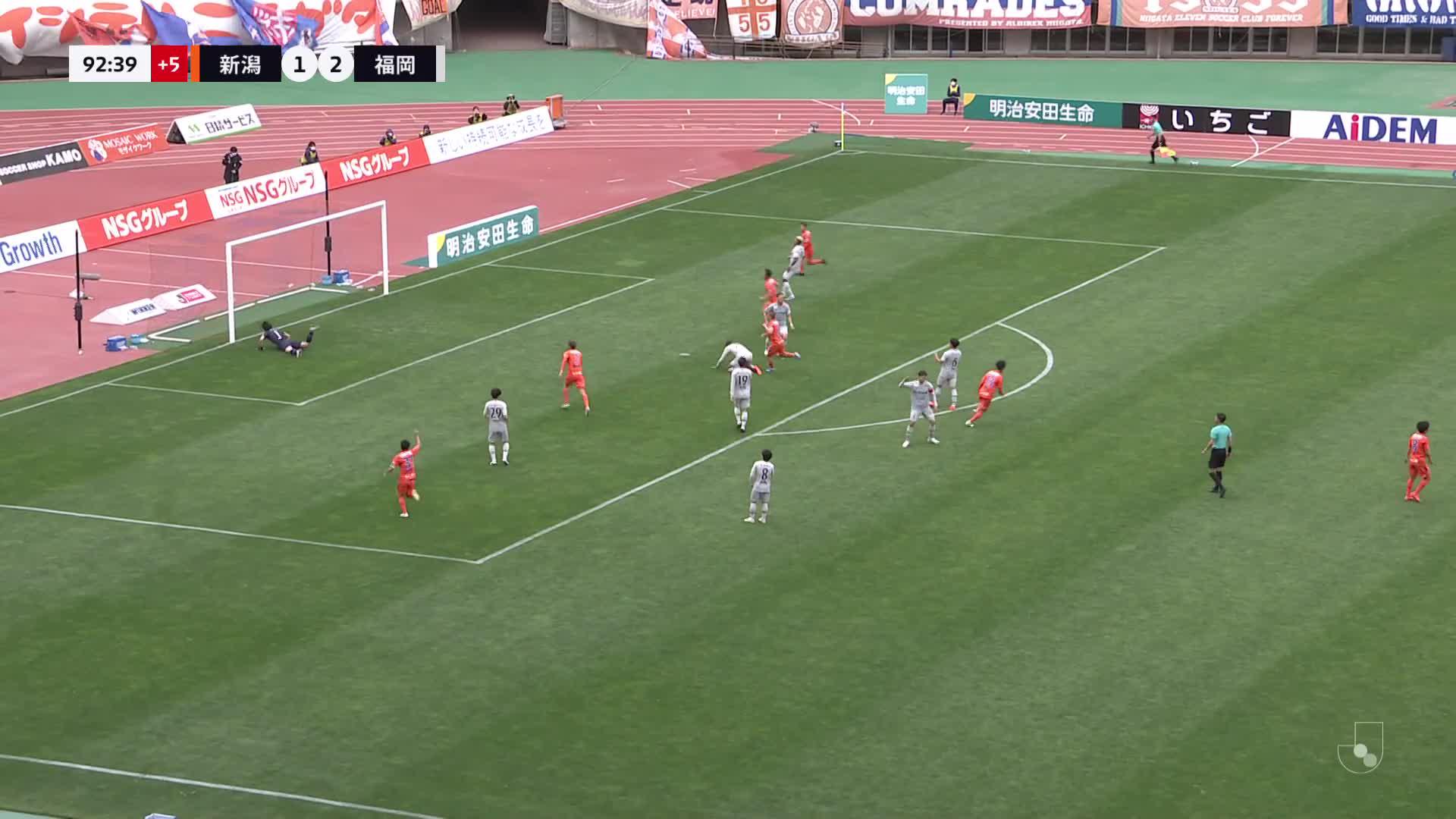 2 - 2 Goal by Ryotaro ITO | Albirex Niigata VS Avispa Fukuoka | 2023 MEIJI YASUDA J1 LEAGUE Matchweek 8