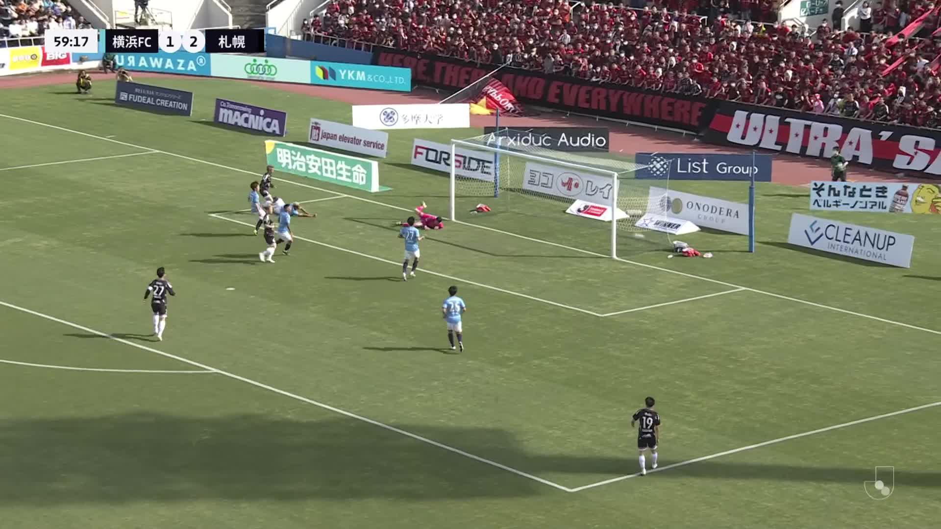 1 - 3 Goal by Yuya ASANO | Yokohama FC VS Hokkaido Consadole Sapporo | 2023 MEIJI YASUDA J1 LEAGUE Matchweek 10