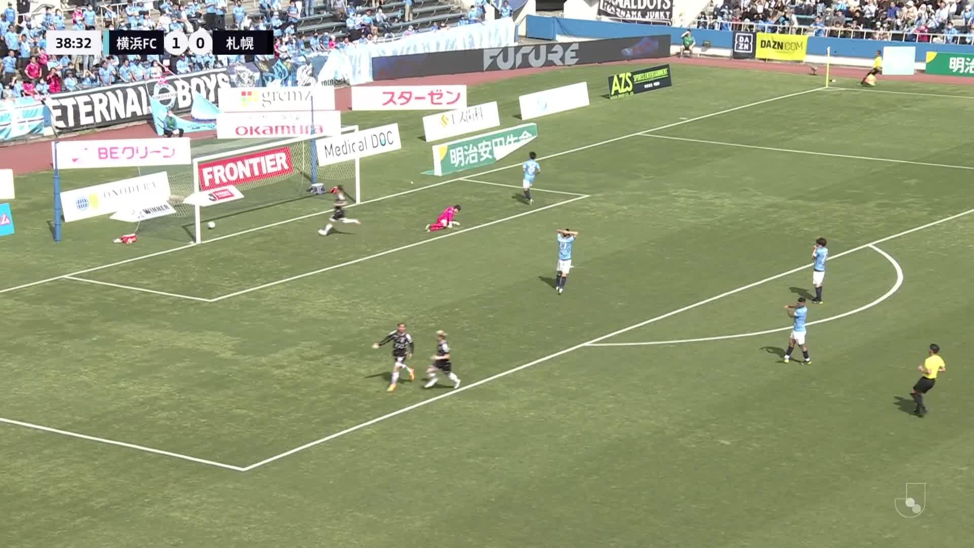 1 - 1 Goal by Yuya ASANO | Yokohama FC VS Hokkaido Consadole Sapporo | 2023 MEIJI YASUDA J1 LEAGUE Matchweek 10