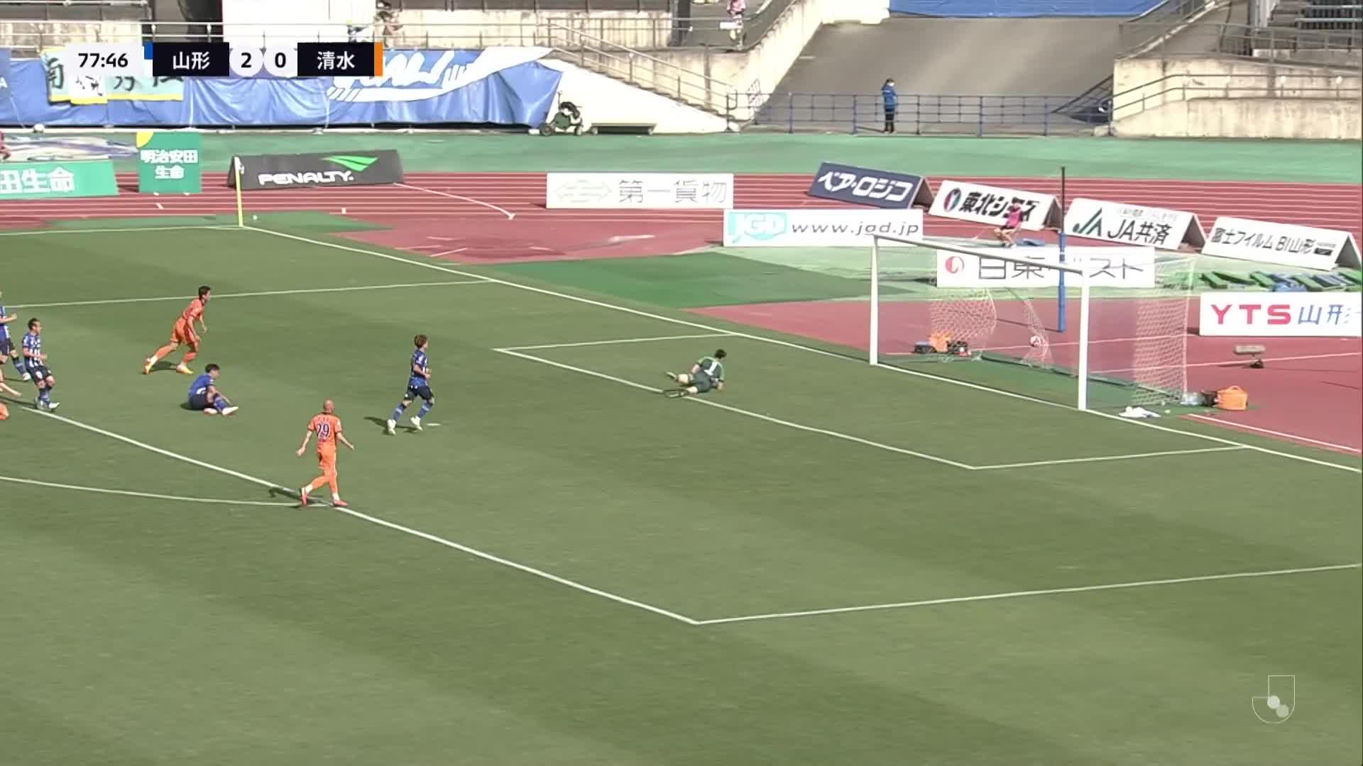 2 - 1 Goal by Ryohei SHIRASAKI | Montedio Yamagata VS Shimizu S-Pulse | 2023 MEIJI YASUDA J2 LEAGUE Matchweek 19