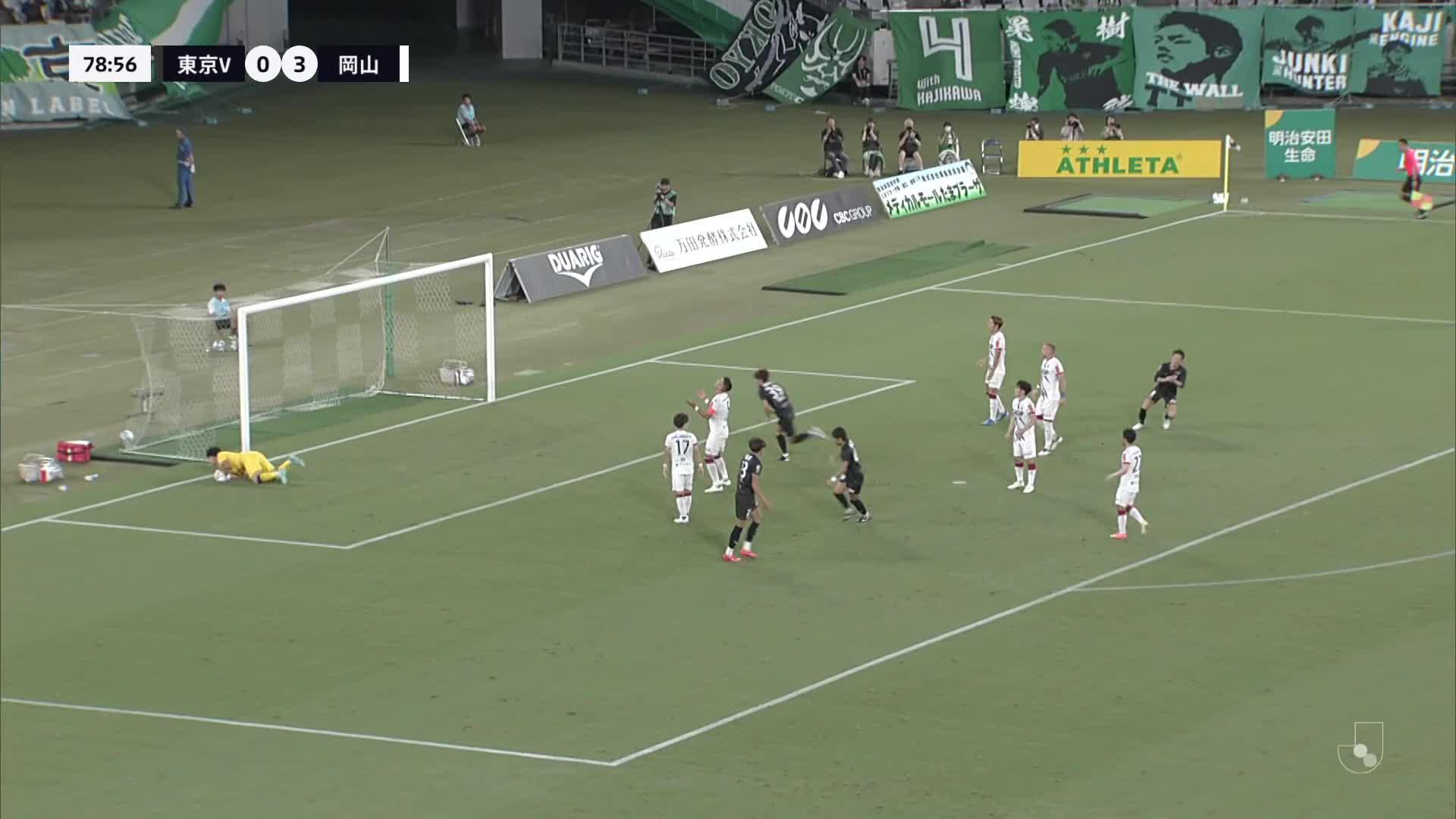 1 - 3 Goal by Yuta ARAI | Tokyo Verdy VS Fagiano Okayama | 2023 MEIJI YASUDA J2 LEAGUE Matchweek 32