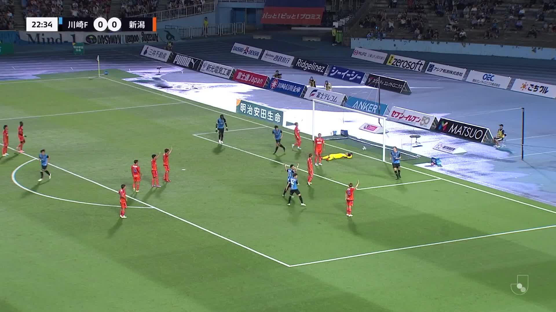 1 - 0 Goal by JOAO SCHMIDT | Kawasaki Frontale VS Albirex Niigata | 2023 MEIJI YASUDA J1 LEAGUE Matchweek 29