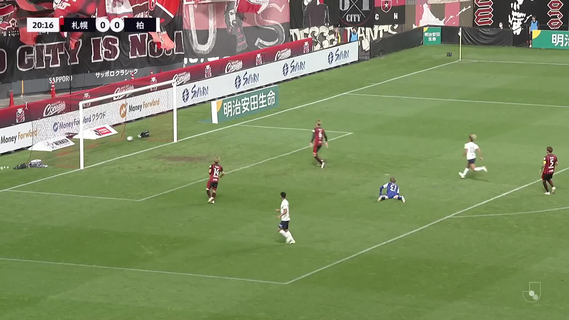 0 - 1 Goal by Mao HOSOYA | Hokkaido Consadole Sapporo VS Kashiwa Reysol | 2023 MEIJI YASUDA J1 LEAGUE Matchweek 29