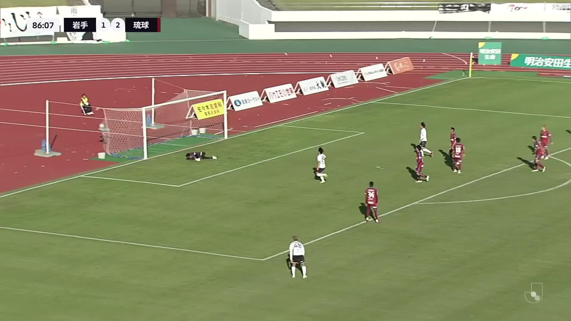 2 - 2 Goal by Ren FUJIMURA | Iwate Grulla Morioka VS FC Ryukyu | 2023 MEIJI YASUDA J3 LEAGUE Matchweek 31
