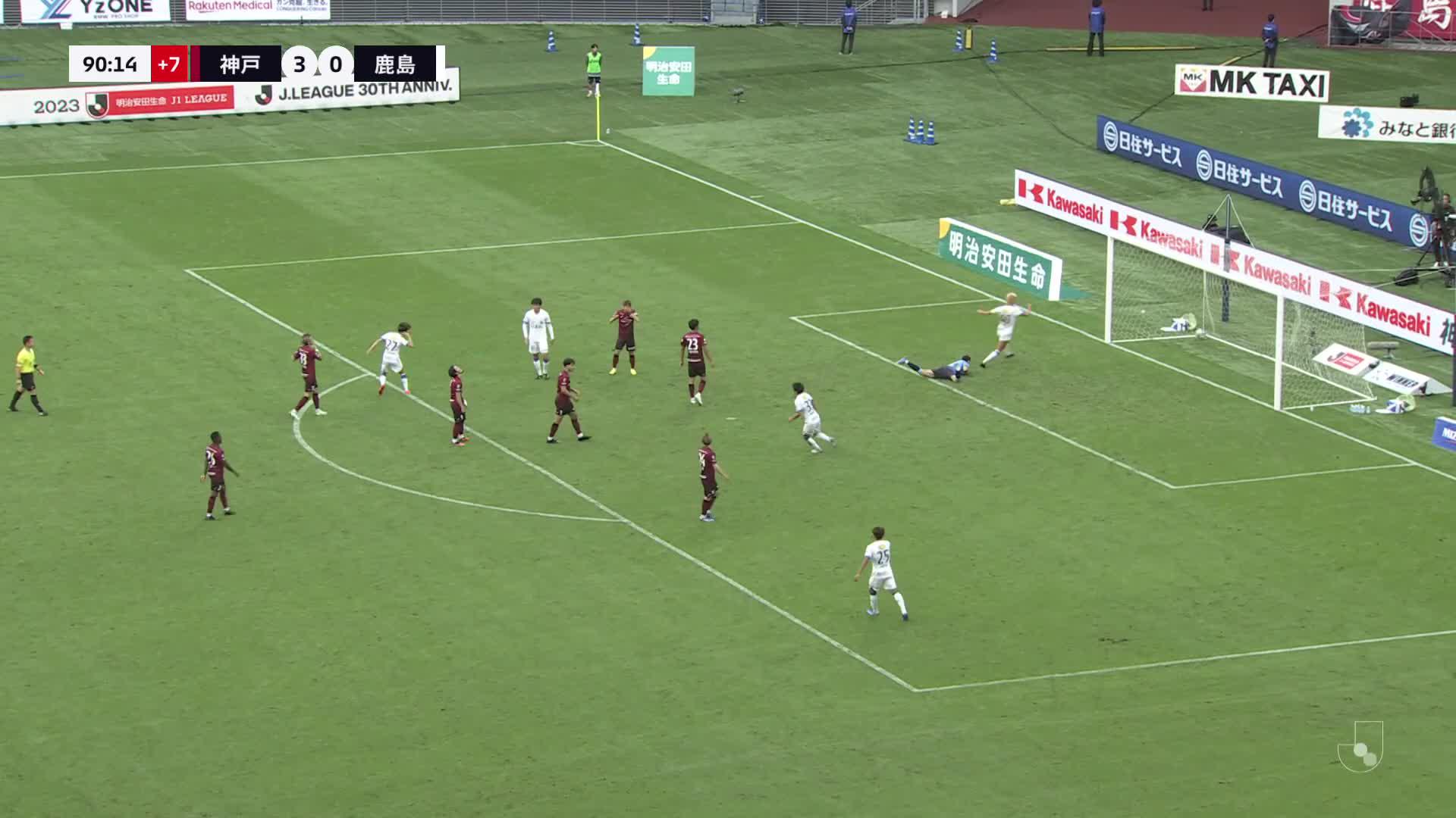 3 - 1 Goal by Yuta MATSUMURA | Vissel Kobe VS Kashima Antlers | 2023 MEIJI YASUDA J1 LEAGUE Matchweek 30