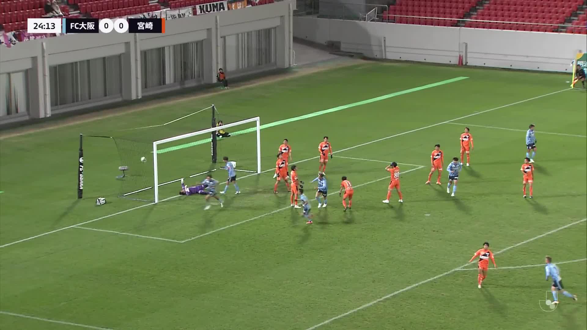 1 - 0 Goal by Daigo FURUKAWA | FC Osaka VS Tegevajaro Miyazaki | 2023 MEIJI YASUDA J3 LEAGUE Matchweek 36