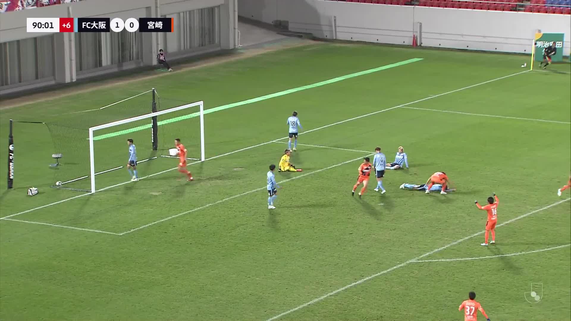 1 - 1 Goal by Ryohei YAMAZAKI | FC Osaka VS Tegevajaro Miyazaki | 2023 MEIJI YASUDA J3 LEAGUE Matchweek 36