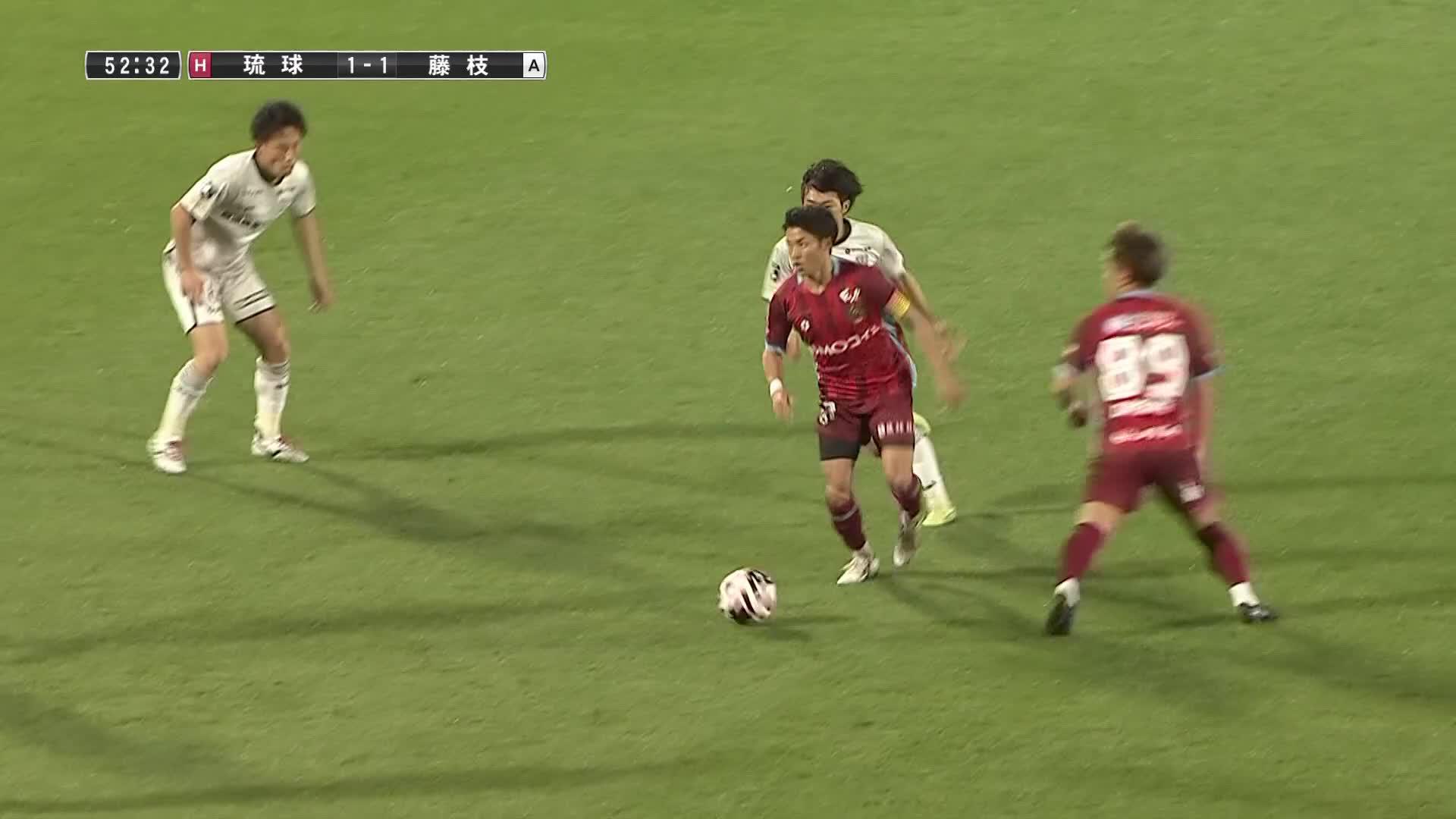 1 - 1 Goal by Yuta SATO | FC RYUKYU VS Fujieda MYFC | 2024 J.LEAGUE YBC Levain CUP MW 1