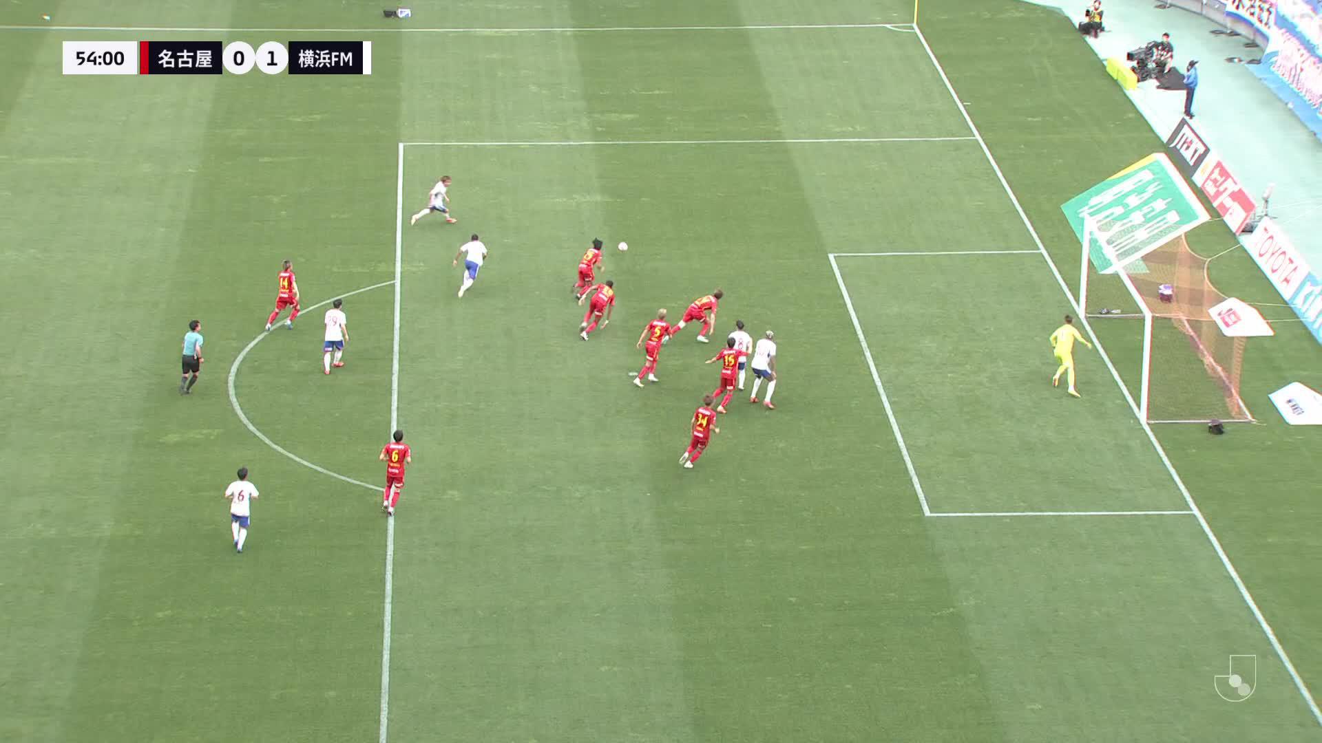 0 - 1 Goal by Katsuya NAGATO | Nagoya Grampus VS Yokohama F･Marinos | 2024 MEIJI YASUDA J1 LEAGUE Matchweek 5