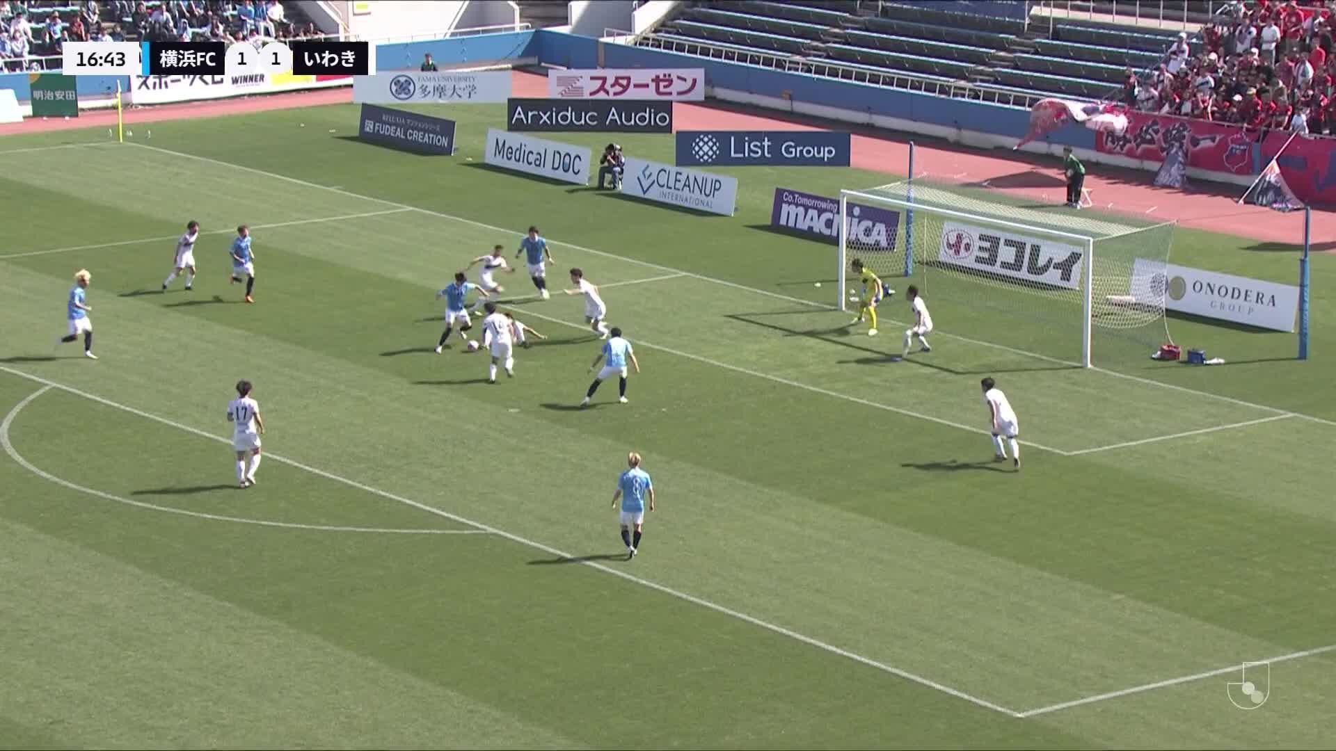 1 - 1 Goal by Sho ITO | Yokohama FC VS IWAKI FC | 2024 MEIJI YASUDA J2 LEAGUE Matchweek 9