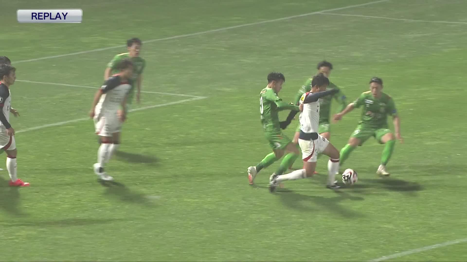 1 - 1 Goal by Koki ANZAI | Vanraure Hachinohe VS Kashima Antlers | 2024 J.LEAGUE YBC Levain CUP 1st Round 1st Leg