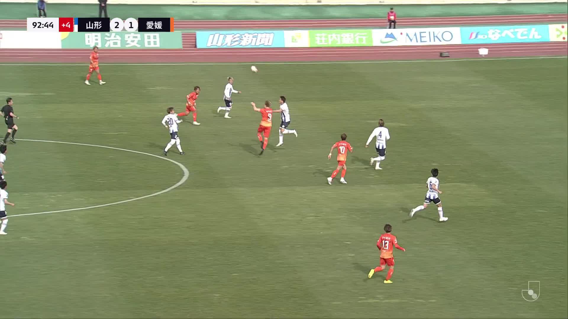 2 - 1 Goal by BEN DUNCAN | Montedio Yamagata VS Ehime FC | 2024 MEIJI YASUDA J2 LEAGUE Matchweek 11