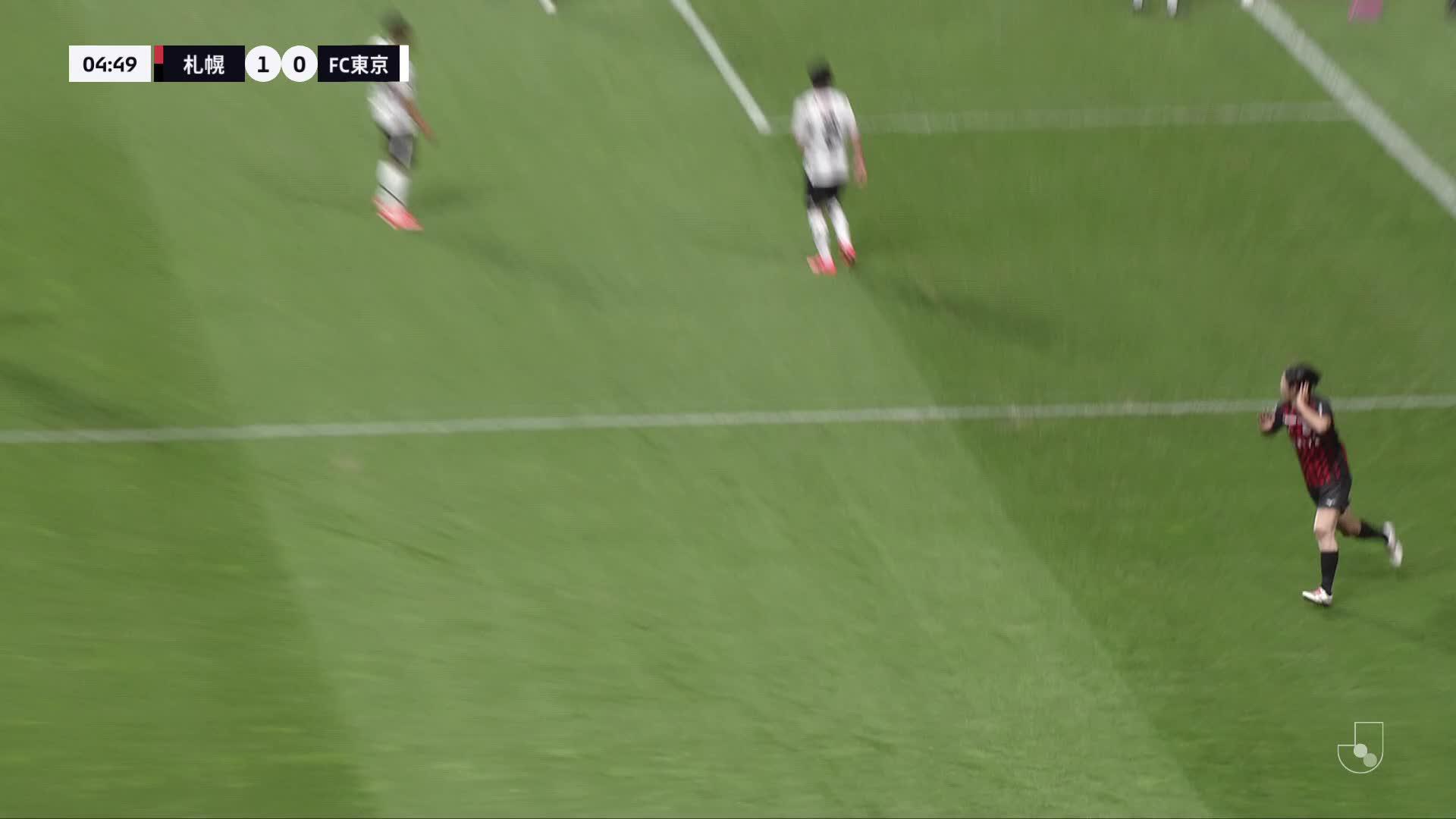 1 - 0 Goal by Seiya BABA | Hokkaido Consadole Sapporo VS FC TOKYO | 2024 MEIJI YASUDA J1 LEAGUE Matchweek 12
