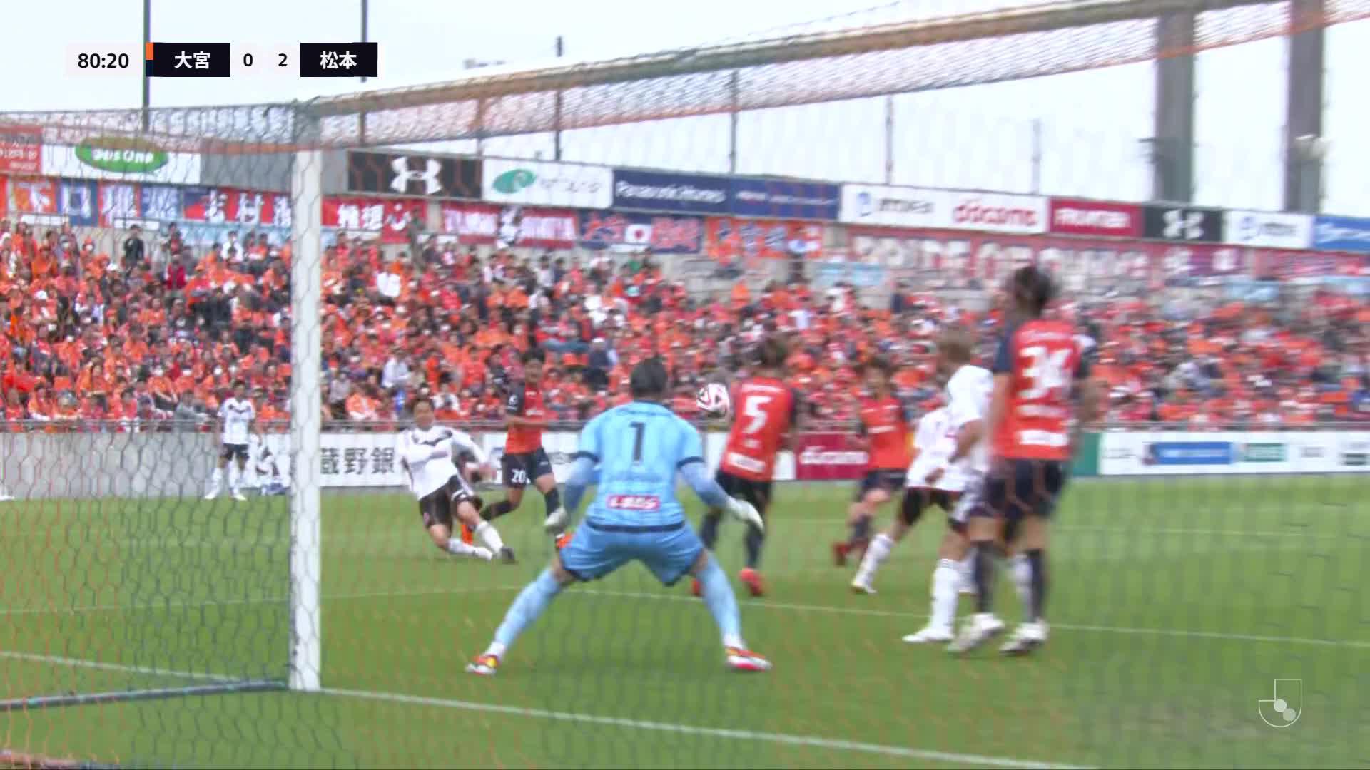 0 - 2 Goal by So FUJITANI | Omiya Ardija VS Matsumoto Yamaga F.C. | 2024 MEIJI YASUDA J3 LEAGUE Matchweek 13