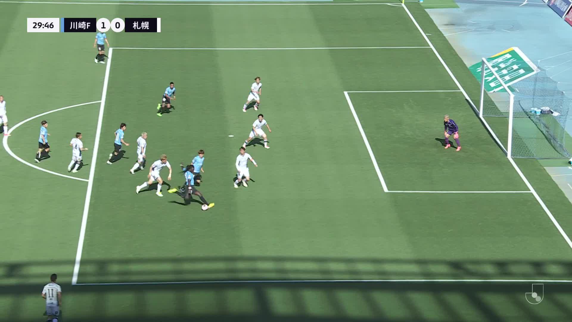1 - 0 Goal by BAFETIMBI GOMIS | Kawasaki Frontale VS Hokkaido Consadole Sapporo | 2024 MEIJI YASUDA J1 LEAGUE Matchweek 13