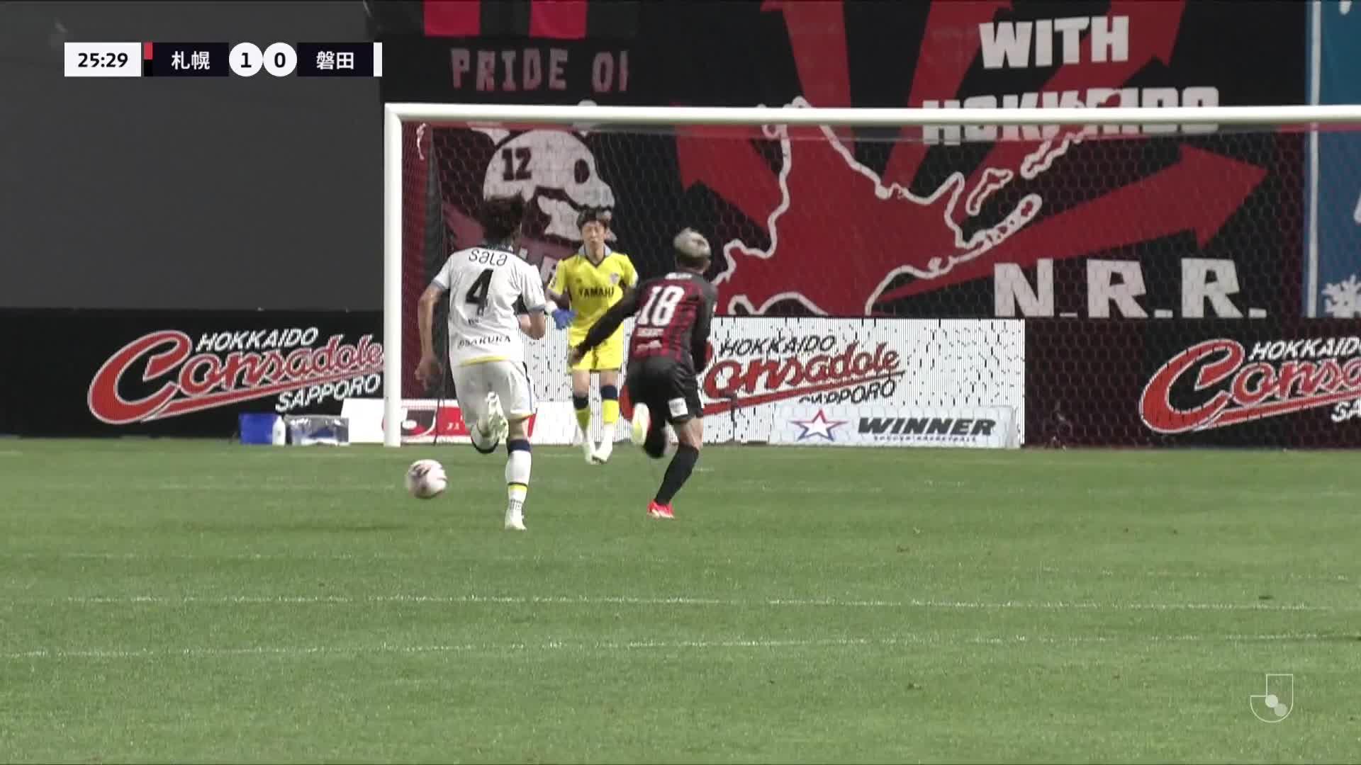 1 - 0 Goal by Yuya ASANO | Hokkaido Consadole Sapporo VS Jubilo Iwata | 2024 MEIJI YASUDA J1 LEAGUE Matchweek 14