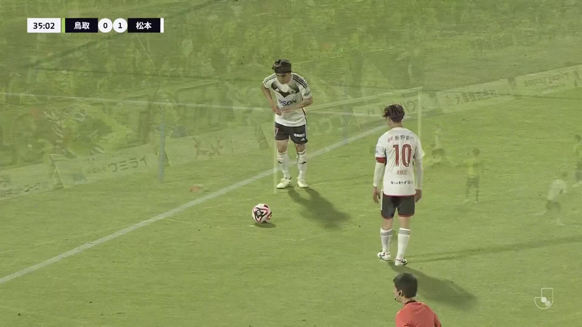 0 - 1 Goal by Ryuhei YAMAMOTO | Gainare Tottori VS Matsumoto Yamaga F.C. | 2024 MEIJI YASUDA J3 LEAGUE Matchweek 16
