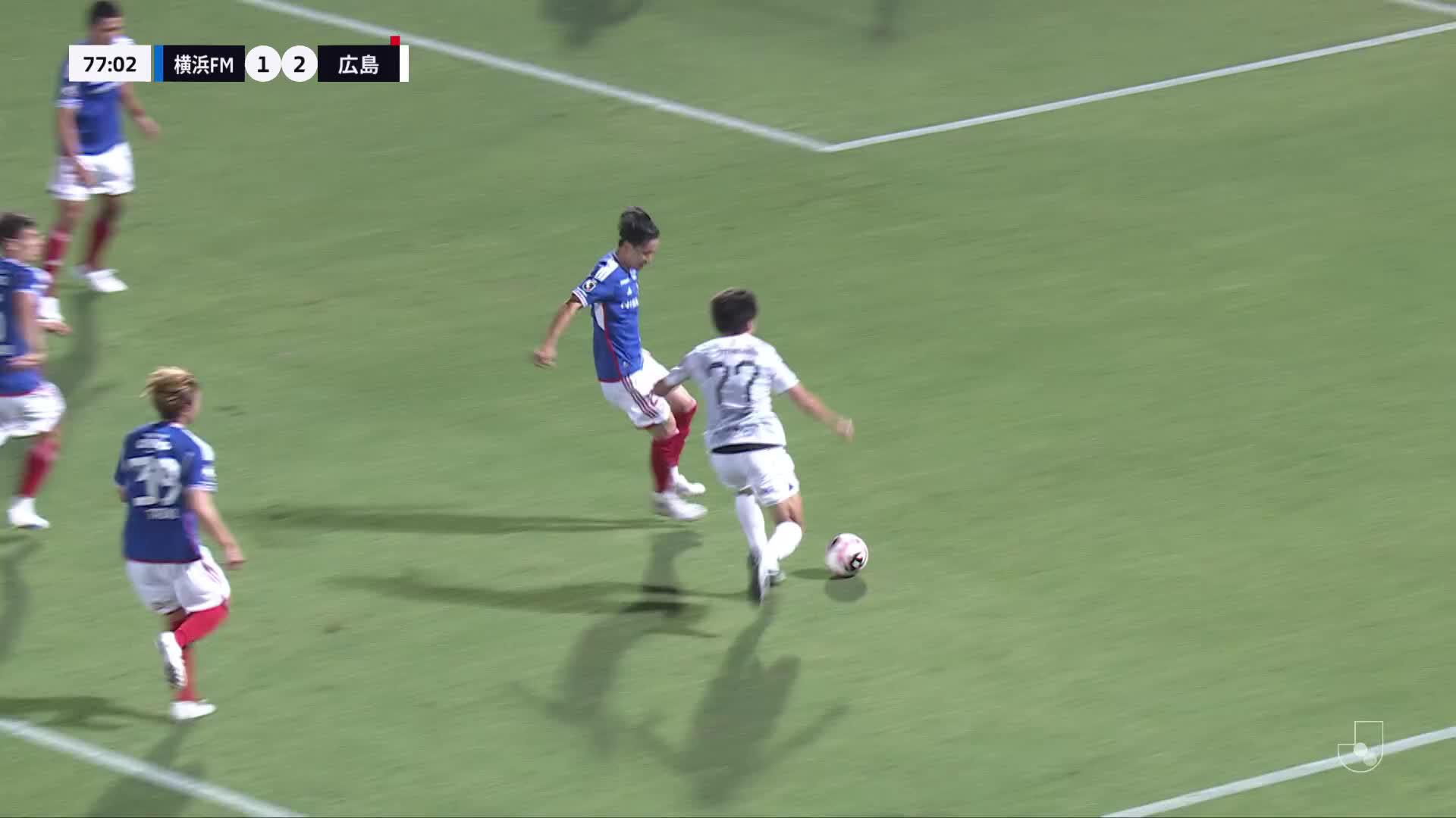 1 - 2 Goal by Yuki OHASHI | Yokohama F･Marinos VS Sanfrecce Hiroshima | 2024 MEIJI YASUDA J1 LEAGUE Matchweek 13
