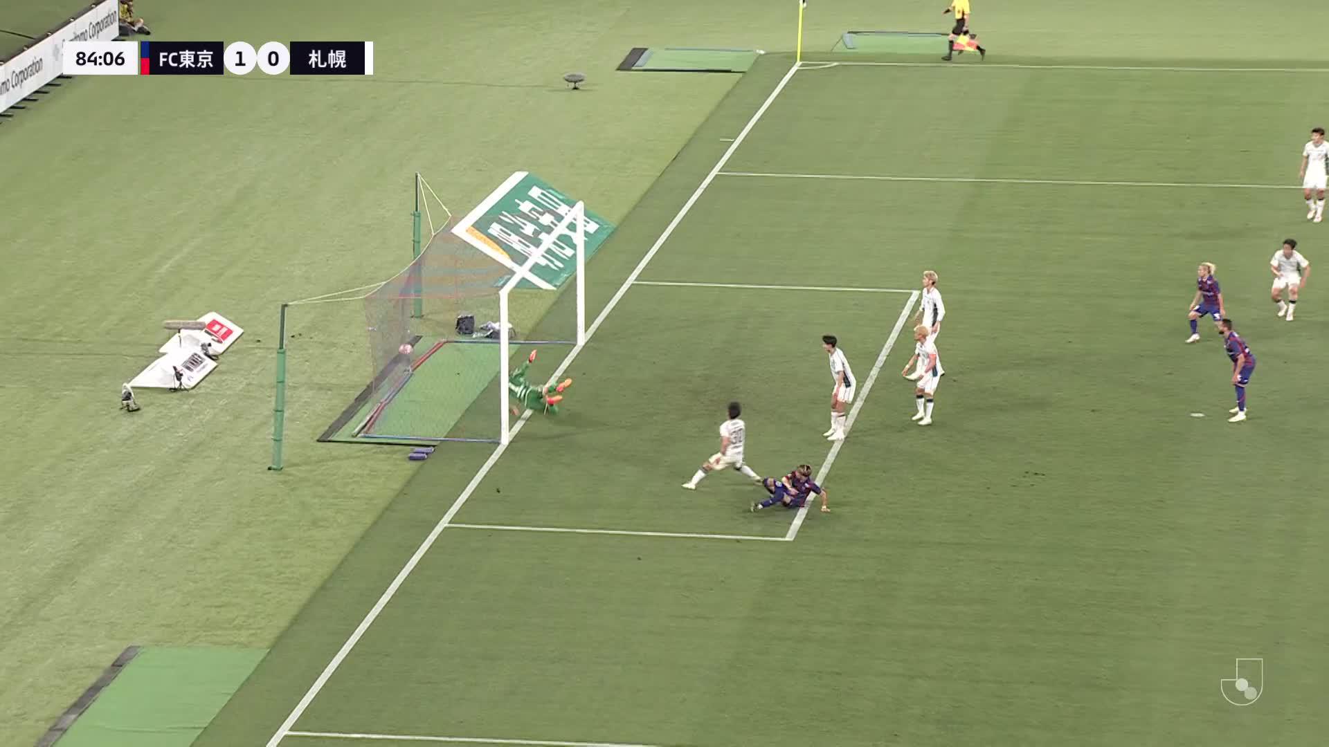 1 - 0 Goal by Soma ANZAI | FC TOKYO VS Hokkaido Consadole Sapporo | 2024 MEIJI YASUDA J1 LEAGUE Matchweek 20