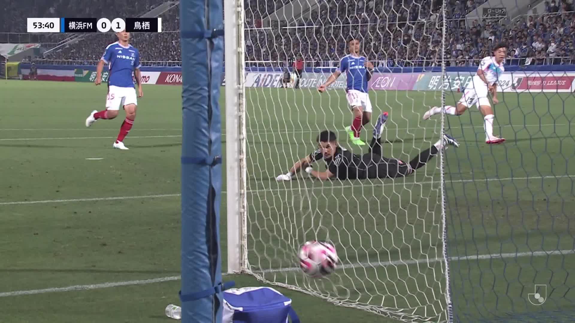 0 - 1 Goal by Ayumu YOKOYAMA | Yokohama F･Marinos VS Sagan Tosu | 2024 MEIJI YASUDA J1 LEAGUE Matchweek 16