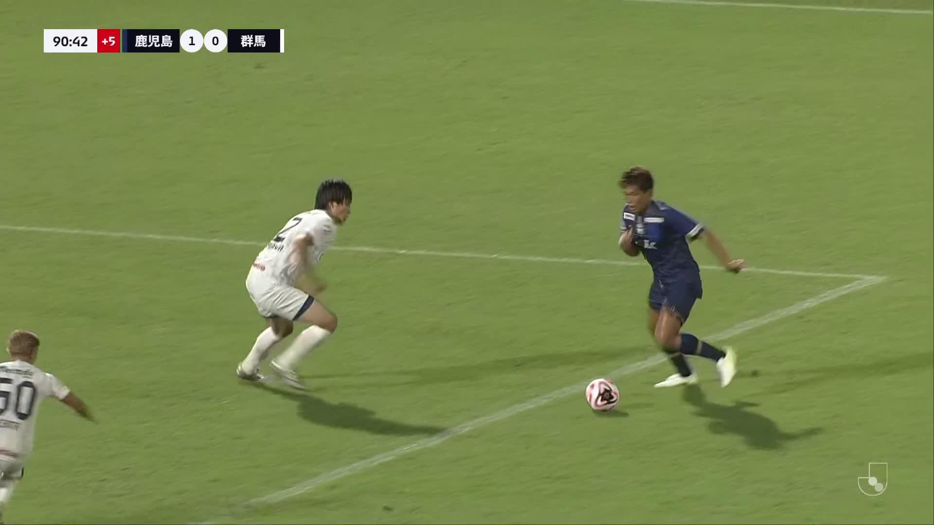 1 - 0 Goal by Koki ARITA | Kagoshima United FC VS Thespa Gunma | 2024 MEIJI YASUDA J2 LEAGUE Matchweek 24