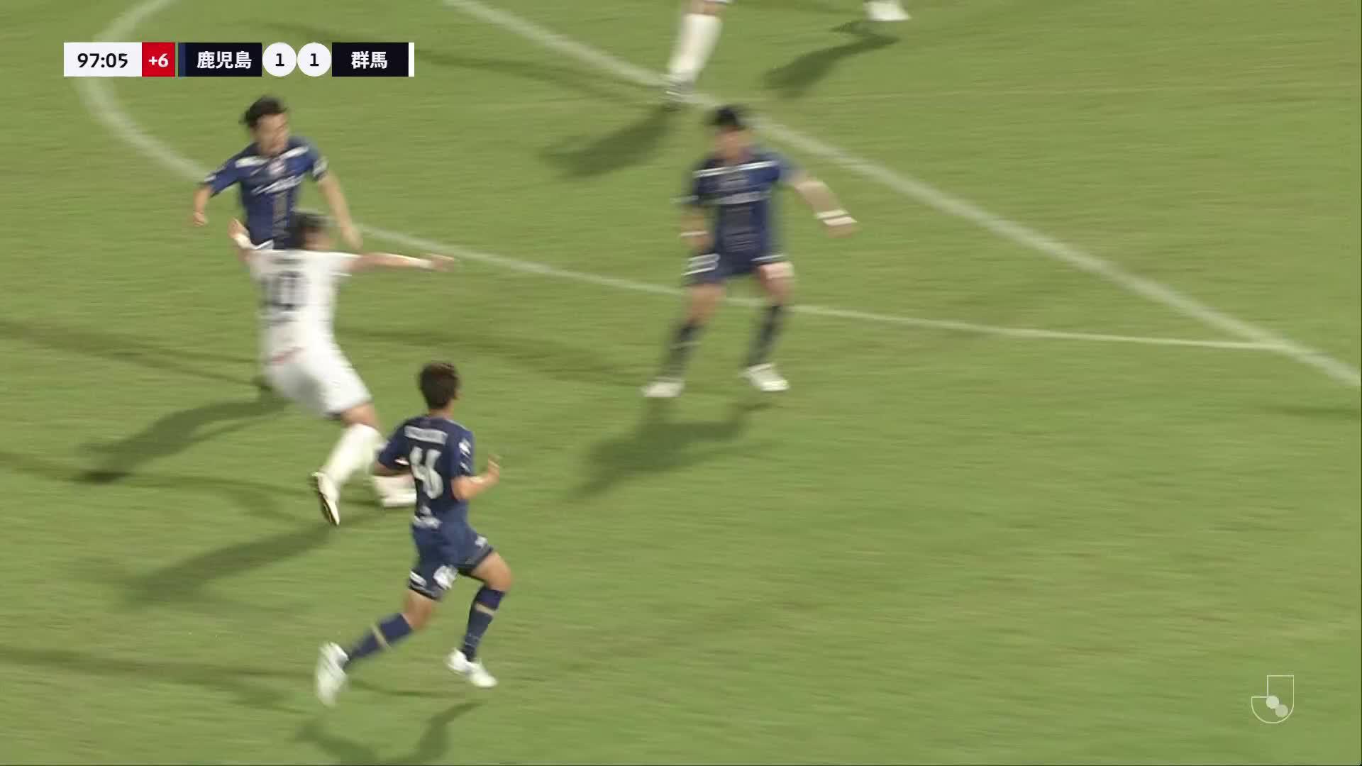 1 - 1 Goal by Kosuke SAGAWA | Kagoshima United FC VS Thespa Gunma | 2024 MEIJI YASUDA J2 LEAGUE Matchweek 24