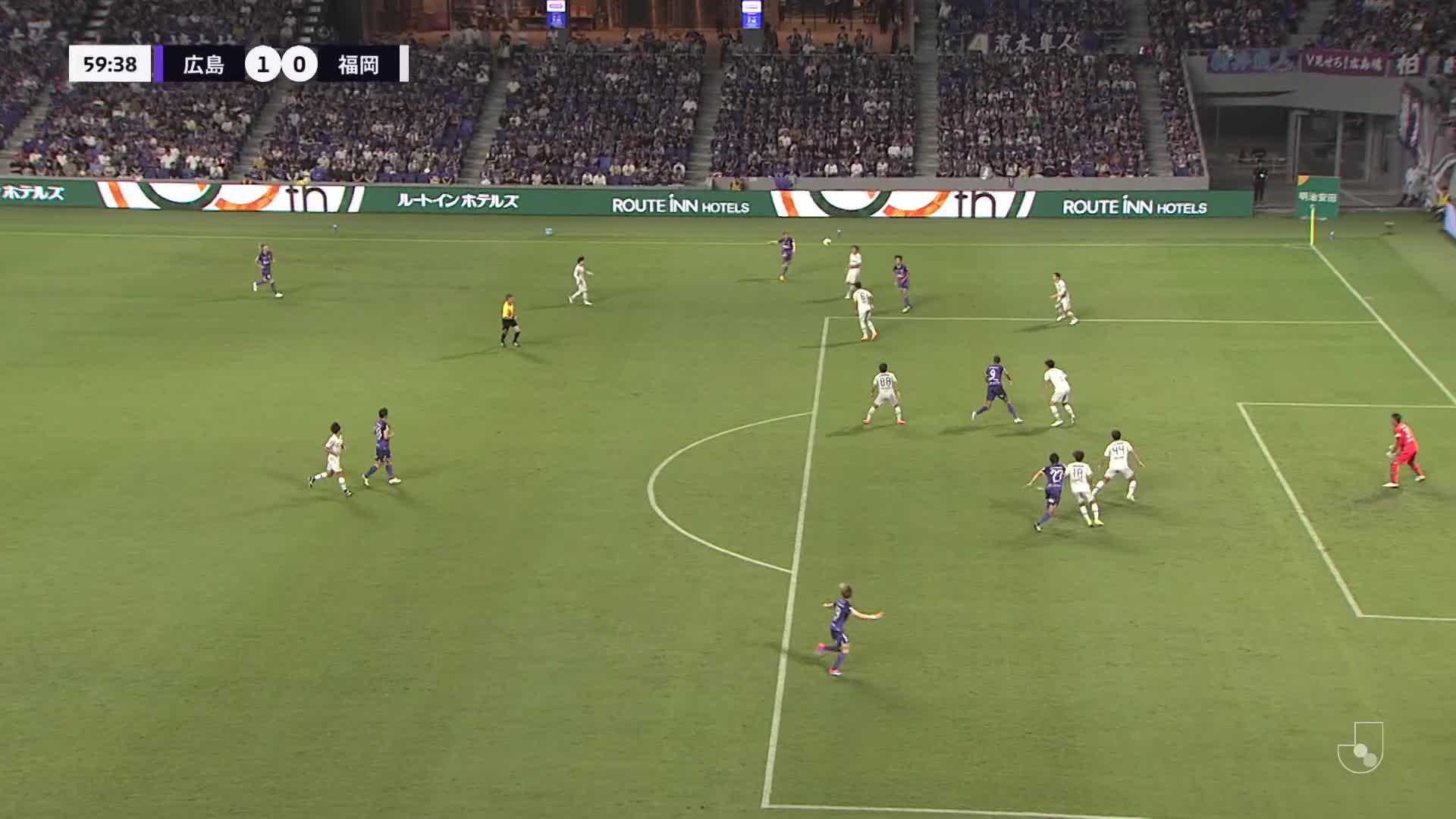 1 - 0 Goal by Yuki OHASHI | Sanfrecce Hiroshima VS Avispa Fukuoka | 2024 MEIJI YASUDA J1 LEAGUE Matchweek 23