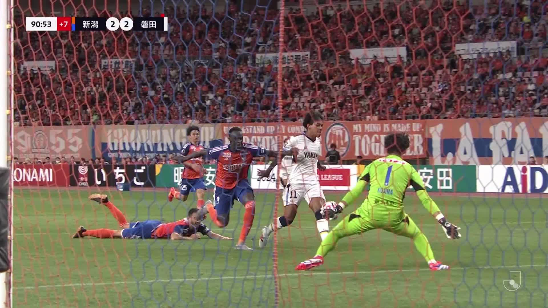 2 - 2 Goal by Ryo GERMAIN | Albirex Niigata VS Jubilo Iwata | 2024 MEIJI YASUDA J1 LEAGUE Matchweek 25