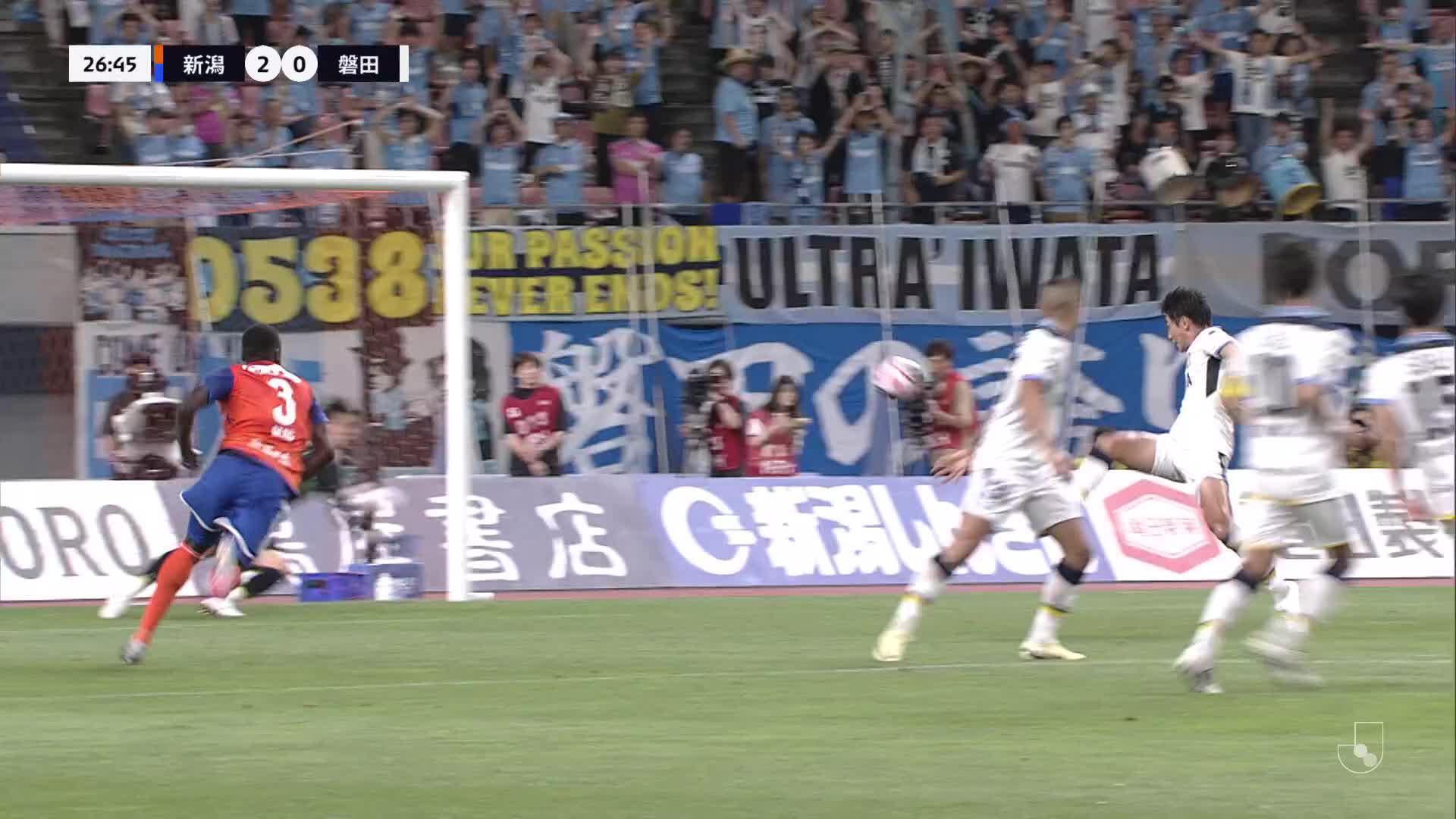 2 - 0 Goal by Hiroki AKIYAMA | Albirex Niigata VS Jubilo Iwata | 2024 MEIJI YASUDA J1 LEAGUE Matchweek 25