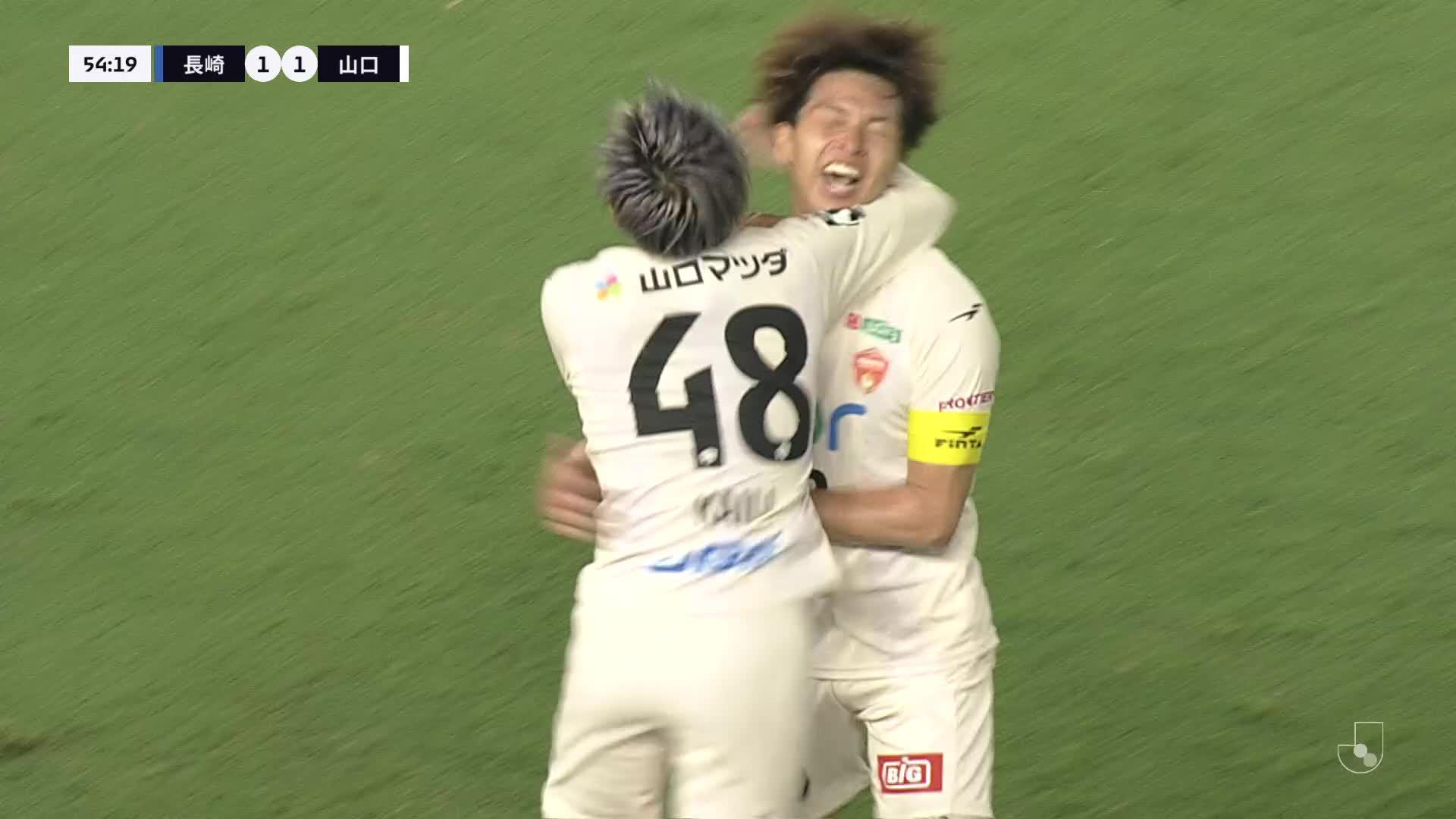 1 - 2 Goal by Kota KAWANO | V-Varen Nagasaki VS Renofa Yamaguchi FC | 2024 MEIJI YASUDA J2 LEAGUE Matchweek 28