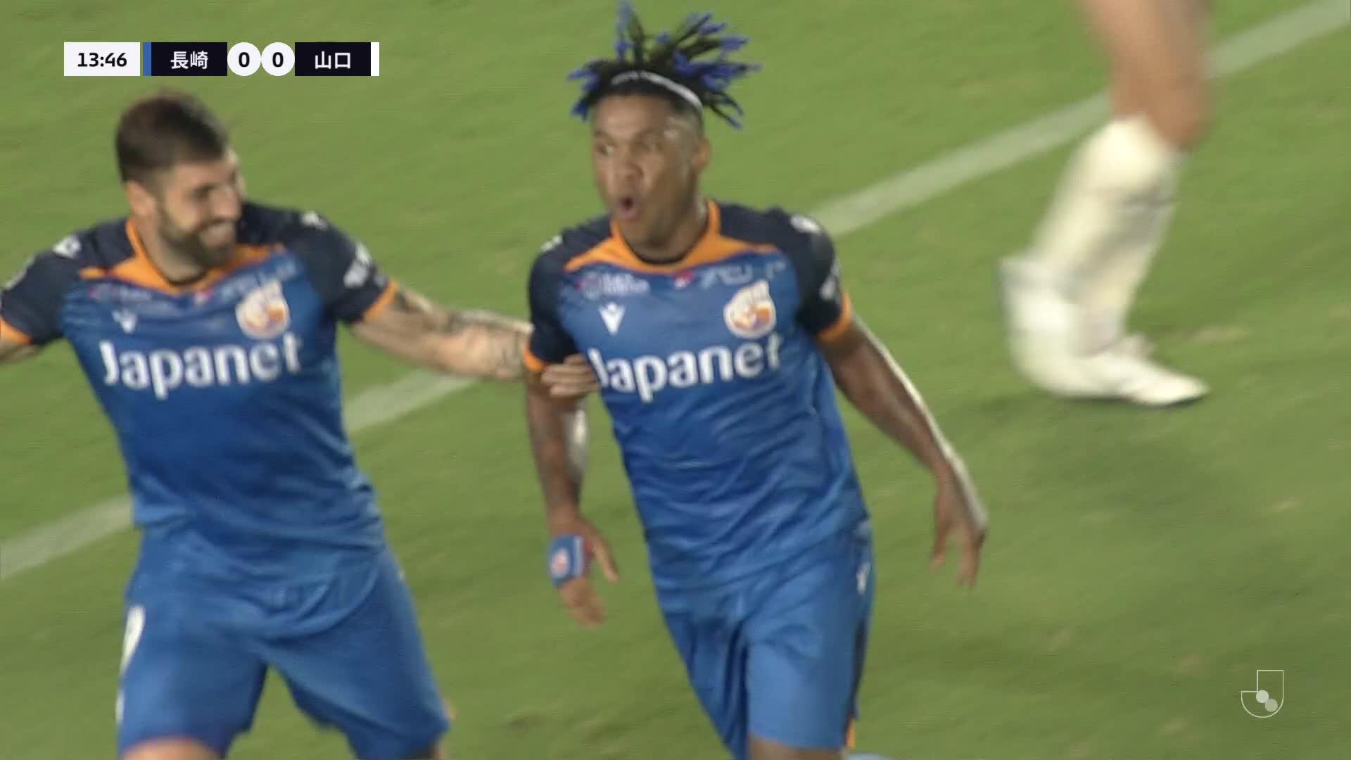 1 - 0 Goal by MATHEUS JESUS | V-Varen Nagasaki VS Renofa Yamaguchi FC | 2024 MEIJI YASUDA J2 LEAGUE Matchweek 28