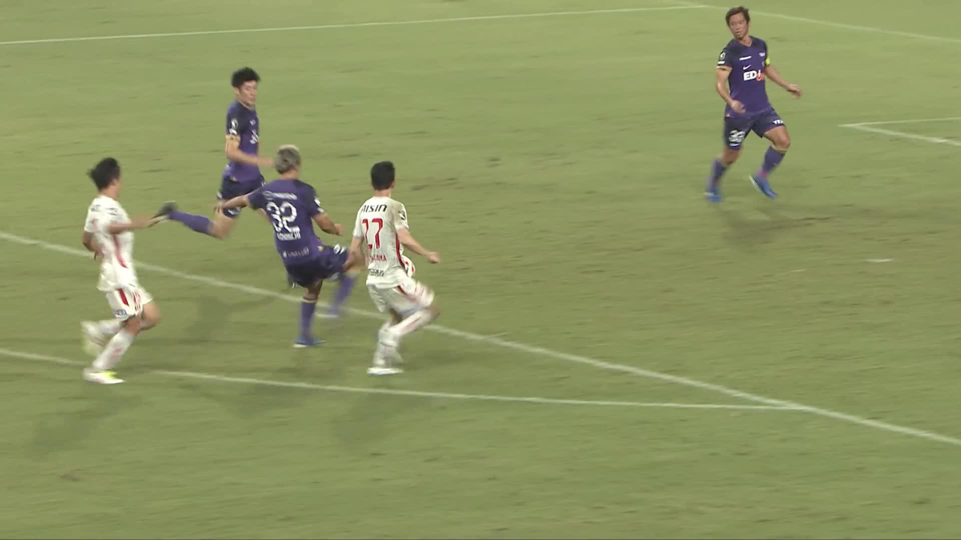 1 - 2 Goal by Nagoya Grampus | Sanfrecce Hiroshima VS Nagoya Grampus | 2024 J.LEAGUE YBC Levain CUP MW 2