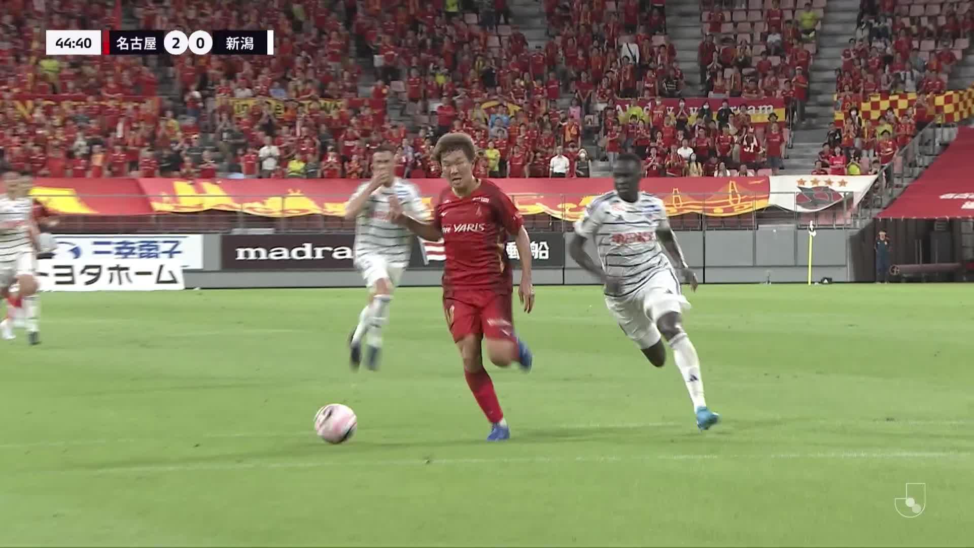 2 - 0 Goal by Kensuke NAGAI | Nagoya Grampus VS Albirex Niigata | 2024 MEIJI YASUDA J1 LEAGUE Matchweek 29