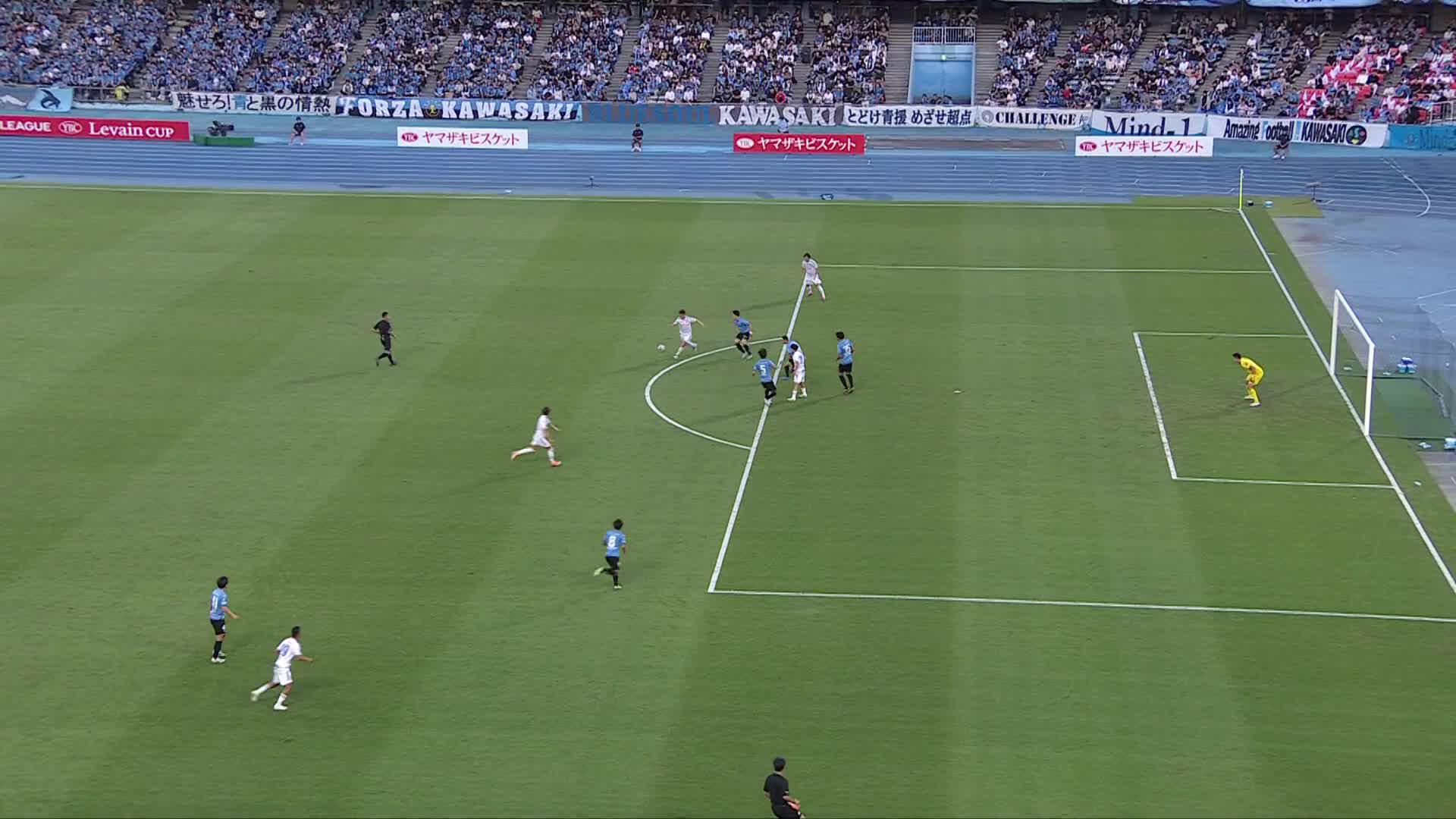 0 - 2 Goal by Shusuke OTA | Kawasaki Frontale VS Albirex Niigata | 2024 J.LEAGUE YBC Levain CUP MW 2