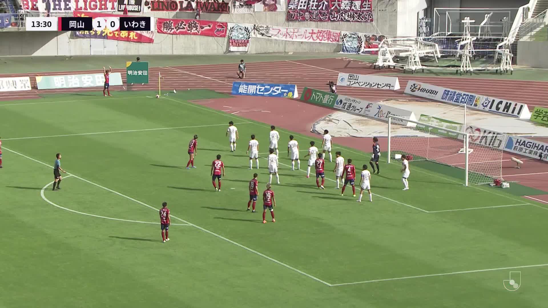 1 - 0 Goal by Hiroto IWABUCHI | Fagiano Okayama VS IWAKI FC | 2024 MEIJI YASUDA J2 LEAGUE Matchweek 35