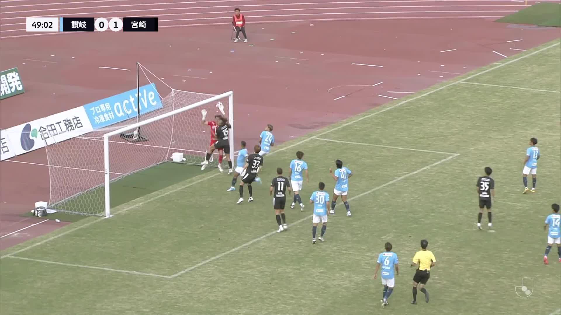 0 - 1 Goal by Yuma MATSUMOTO | Kamatamare Sanuki VS Tegevajaro Miyazaki | 2024 MEIJI YASUDA J3 LEAGUE Matchweek 33
