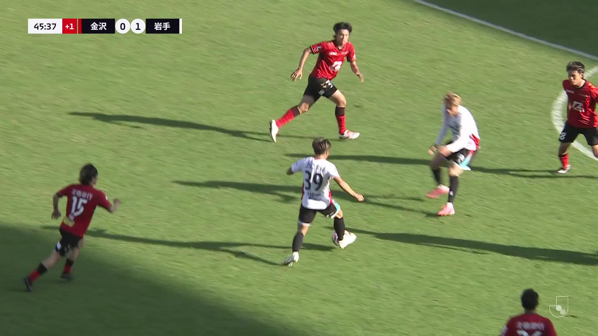 0 - 1 Goal by Shuntaro KAWABE | Zweigen Kanazawa VS Iwate Grulla Morioka | 2024 MEIJI YASUDA J3 LEAGUE Matchweek 35