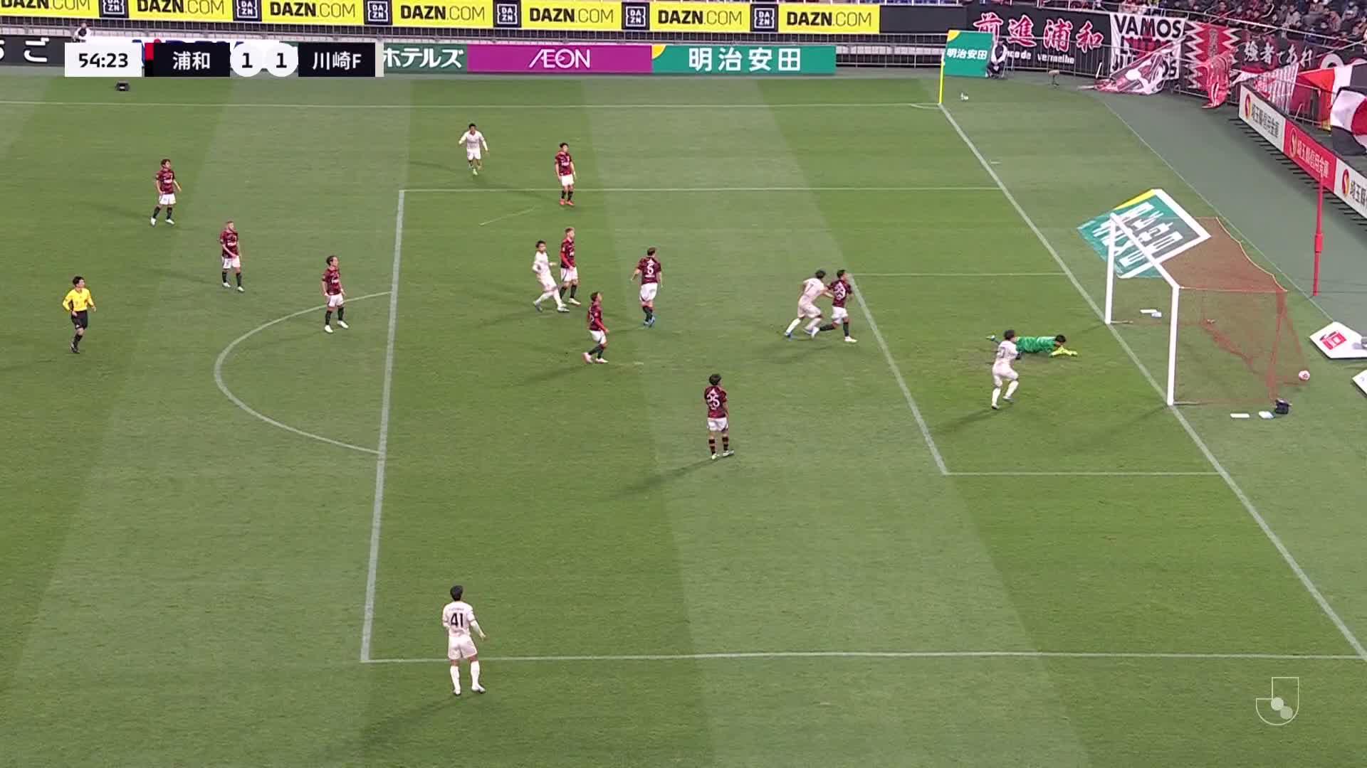 1 - 1 Goal by Yu KOBAYASHI | Urawa Reds VS Kawasaki Frontale | 2024 MEIJI YASUDA J1 LEAGUE Matchweek 28