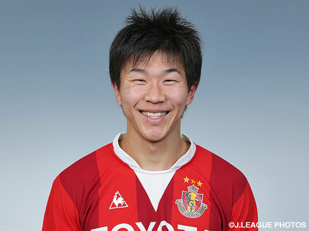 Grampus striker Nagai teams up with Samurai Blue