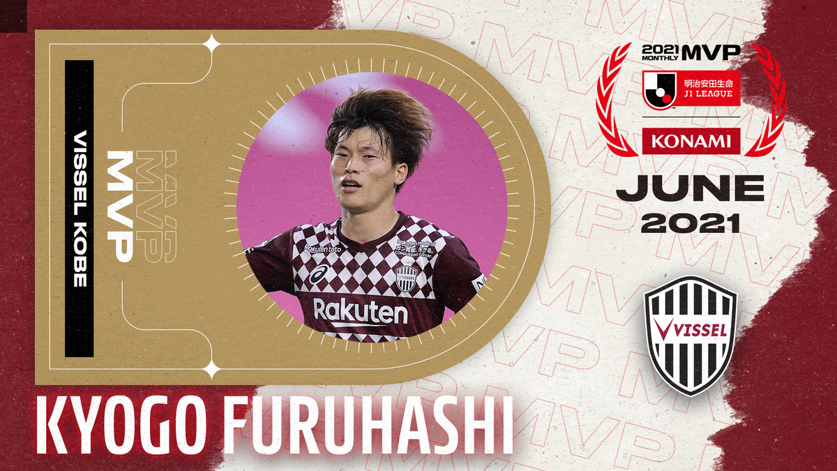 Furuhashi named Konami Monthly MVP for June as J.LEAGUE awards are announced